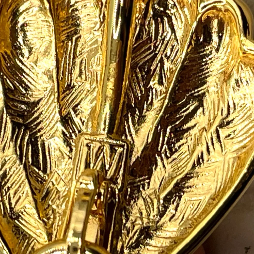 Weingeroff Signed QVC Interchangeable Pendant Pierced Earrings Scarab Set With B - Picture 12 of 12